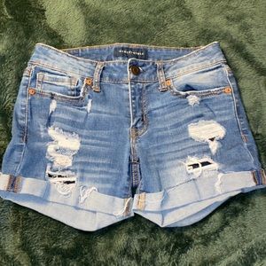 size 0 aeropostale jean shorts